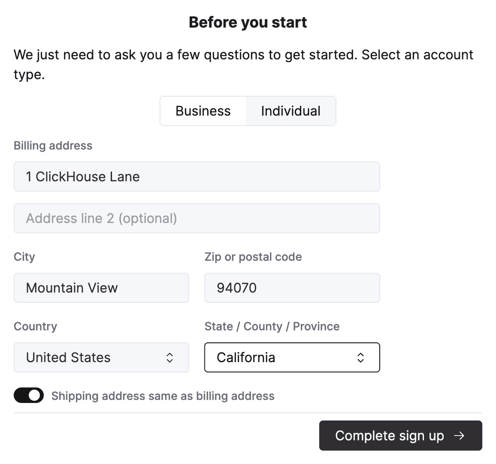 Before you start
